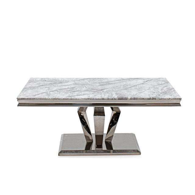 Arturo Grey Marble Coffee Table Roemer Furniture