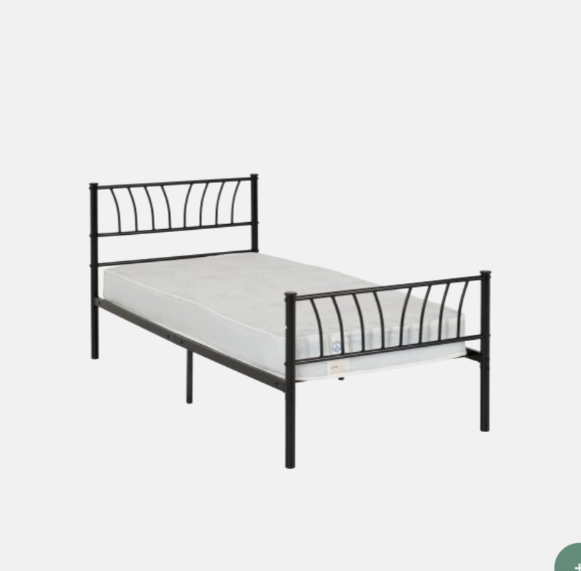 Harlow bedframe - black metal