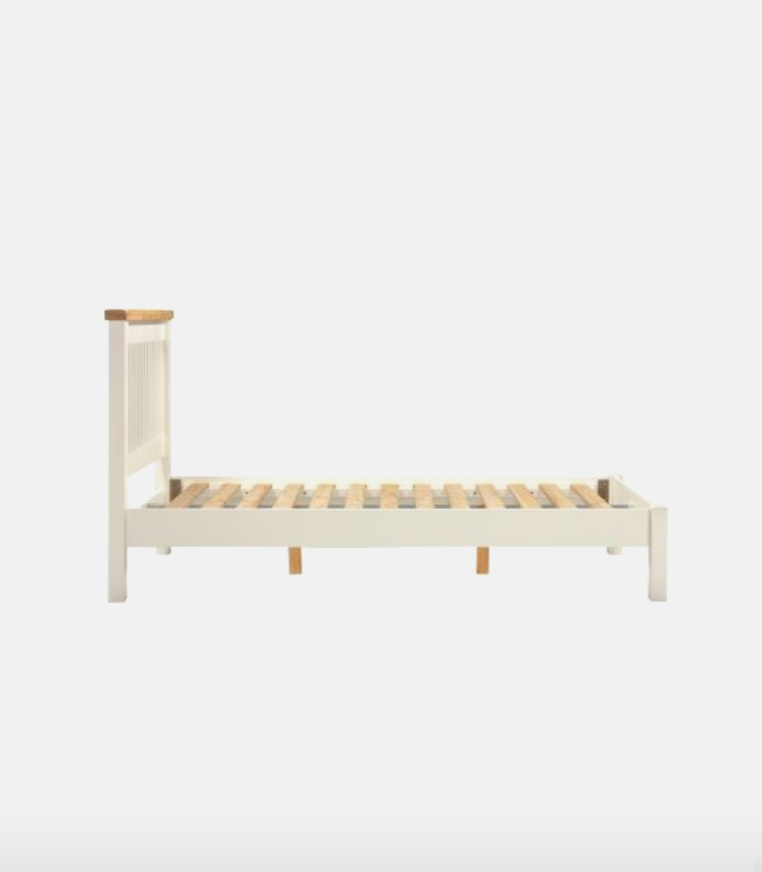 Windsor Bed – Low Foot End Ivory Oak (Available in 4'6" & 5')