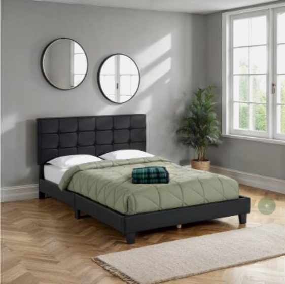 Arran Bed - 4'6" (Available in Grey & Black)