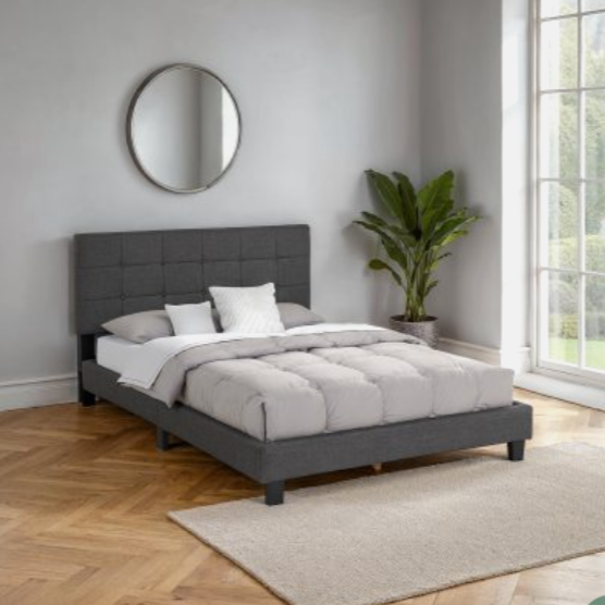 Arran Bed - 4'6" (Available in Grey & Black)
