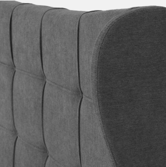 Verona Ottoman Storage Bed – Grey Fabric (Available in 4'6" & 5')