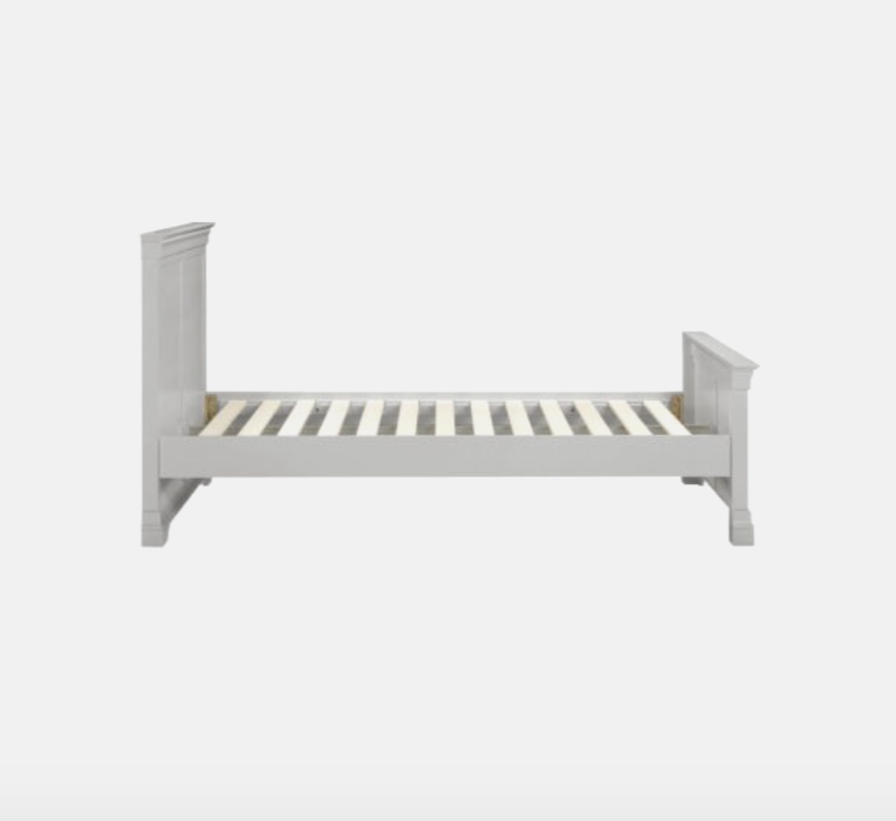Bordeaux Bed High Foot End Pebble Grey (available in 4'6" and 5')