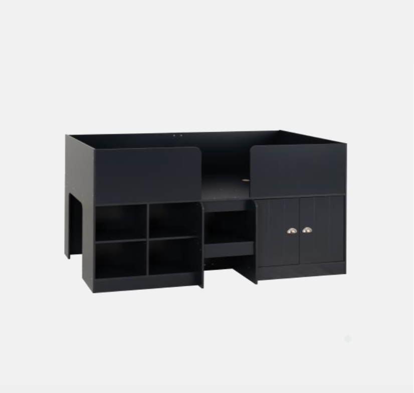 Orlando Low SleeperBed Dark Grey