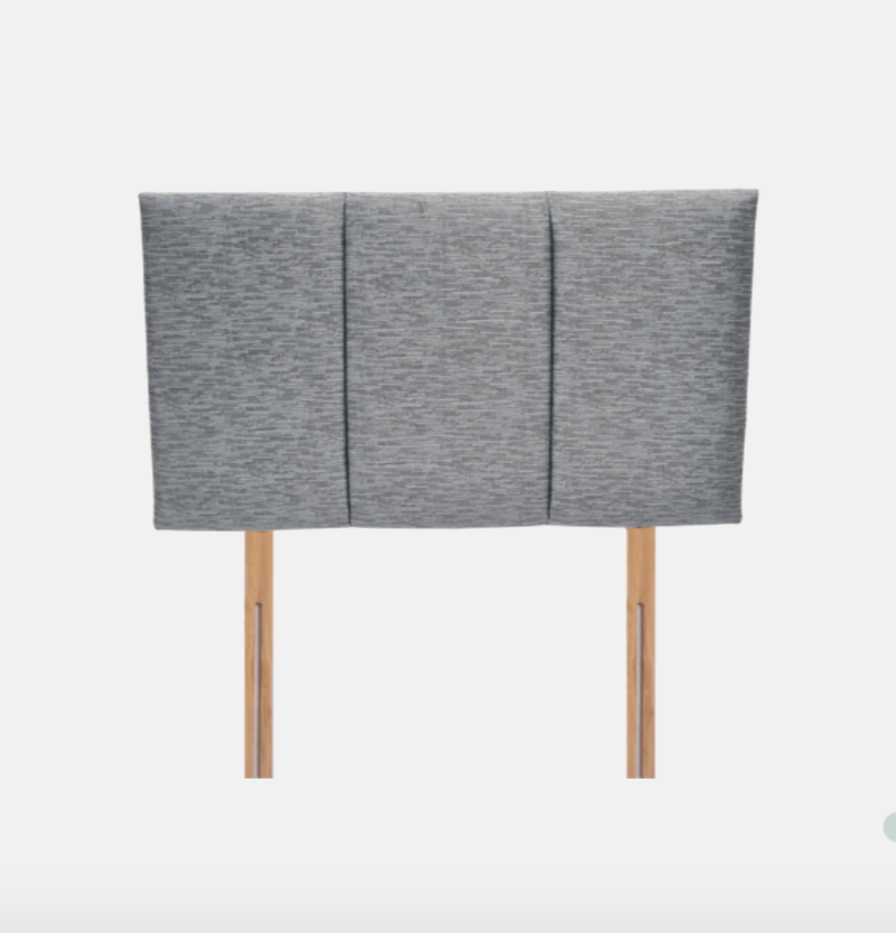 Sophie Divan Headboard - Grey Fabric