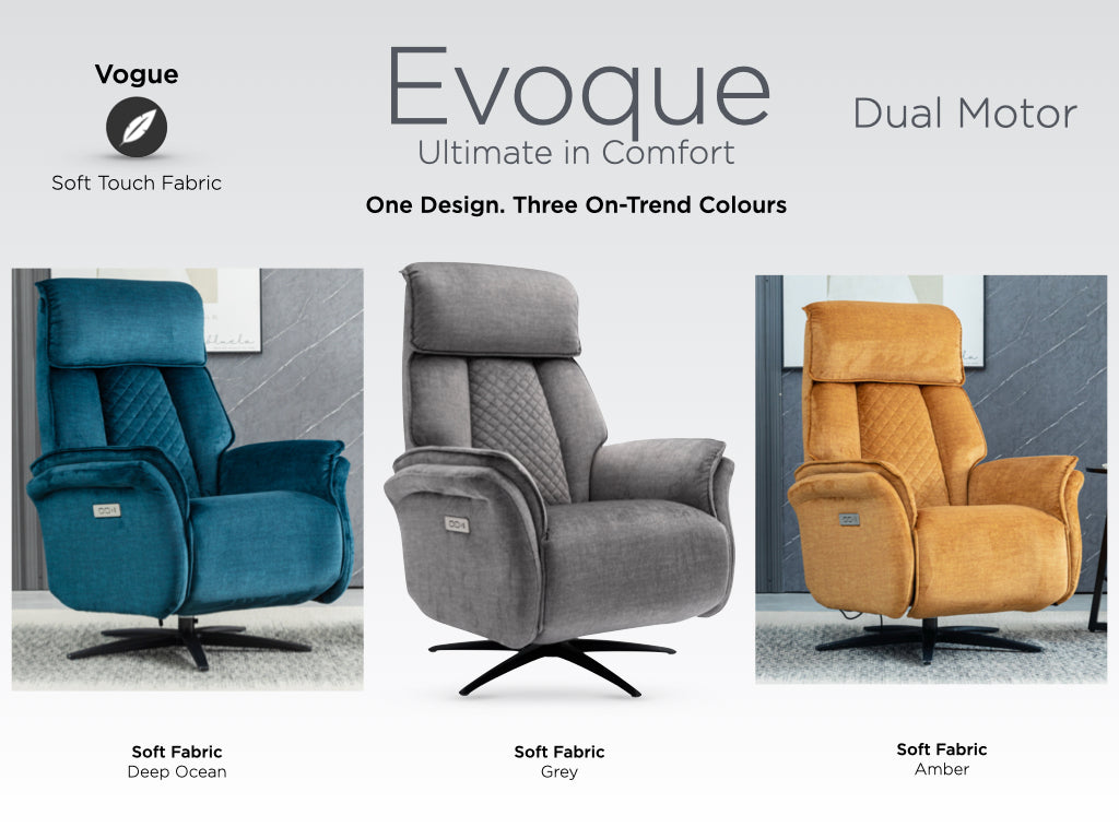 Evoque electric swivel chair