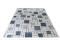 Rug with geometric pattern on a white background