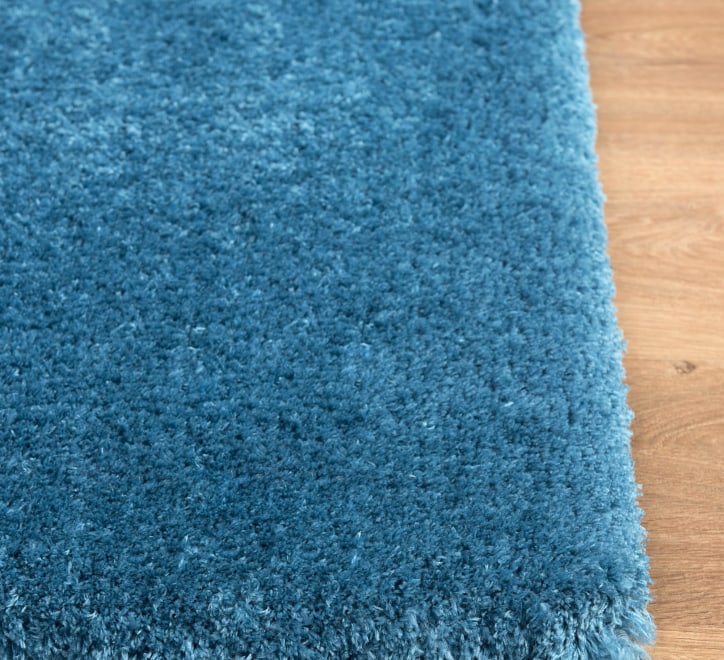 Blue-plush-rug