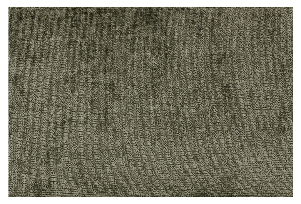 Textured green rug with a subtle pattern