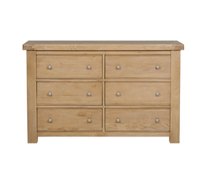 Delaney 6 Drawer Dressing Chest – Oak