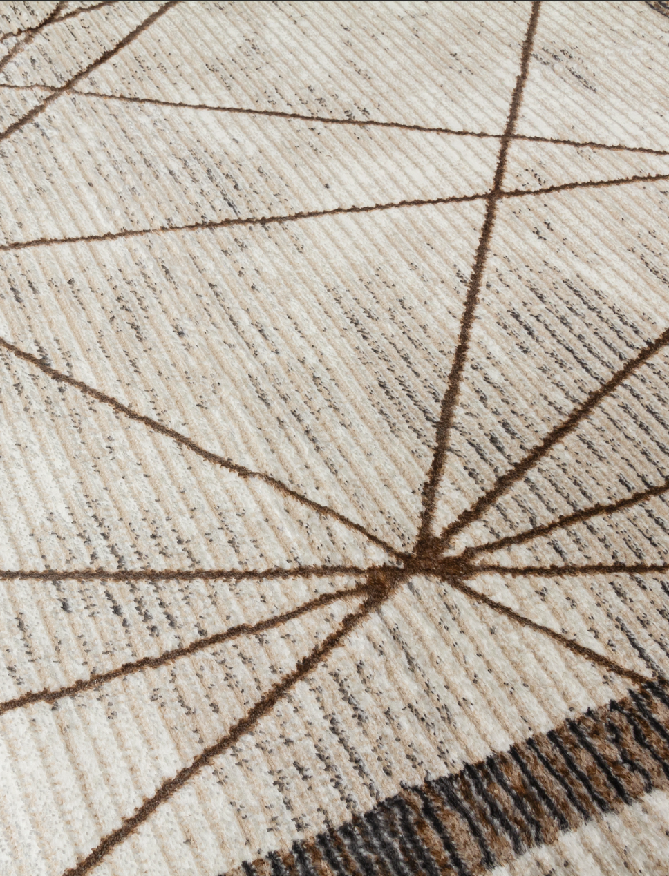 Glitz Art Deco – Beige Rug