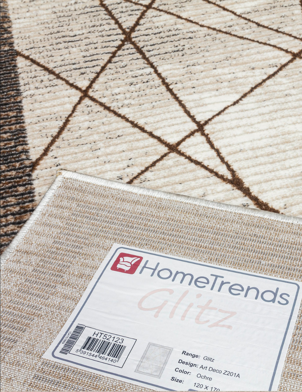 Glitz Art Deco – Beige Rug