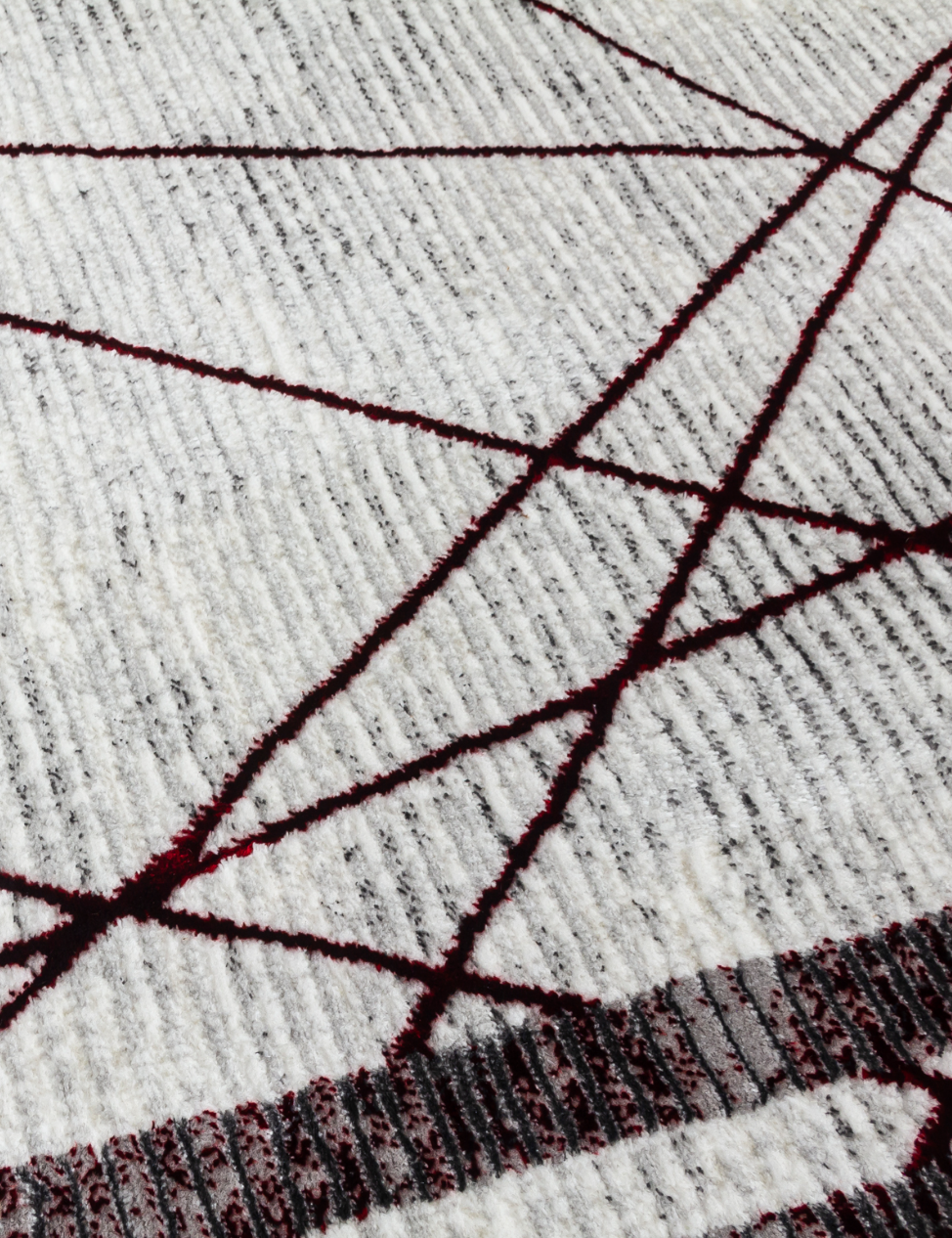 Glitz Art Deco – Red Rug