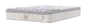 Mattress with brand logo on a white background