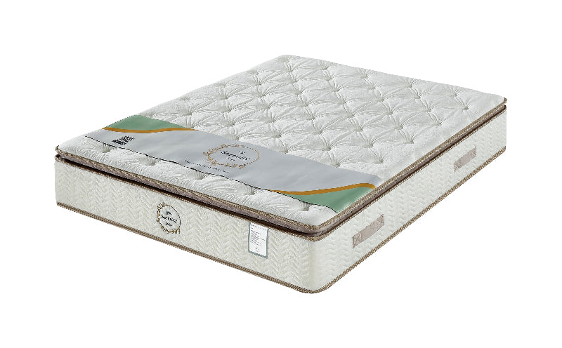 Mattress packaging on a white background