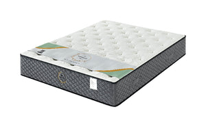 Mattress with brand logo on a white background