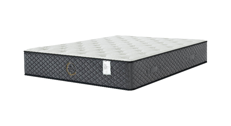 Mattress with brand logo on a white background