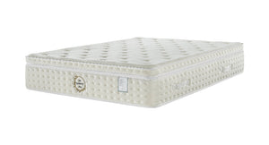 White mattress on a white background
