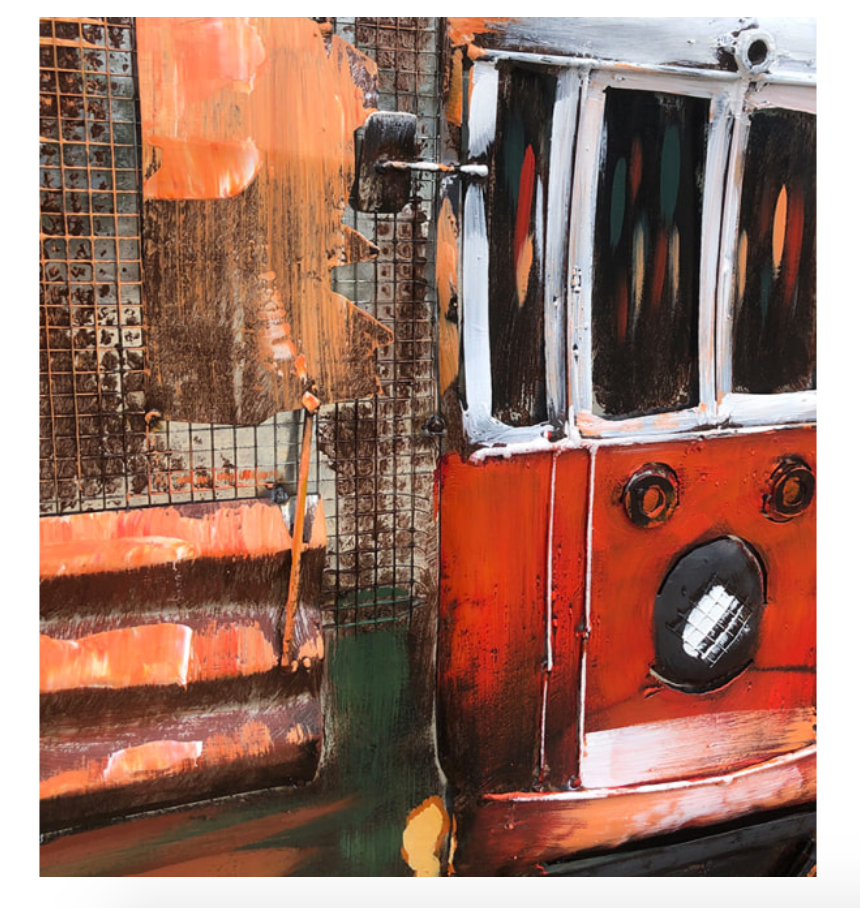Golden Gate Tram Art