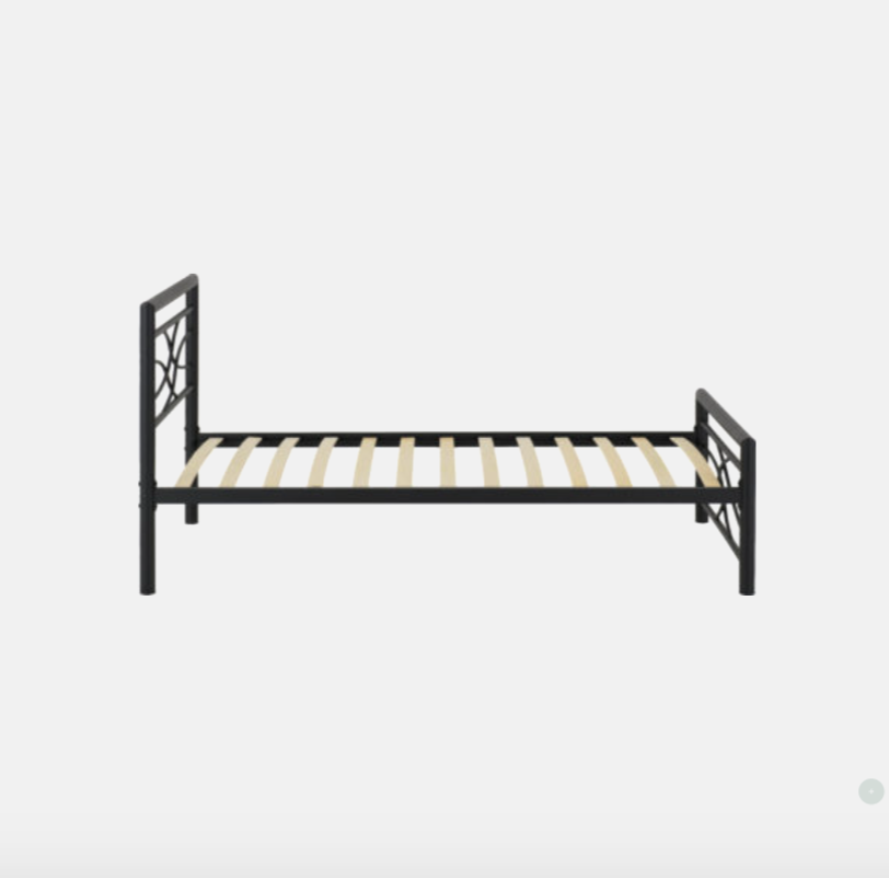 Kelly Metal Bed Frame – Black