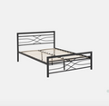 Kelly Metal Bed Frame – Black