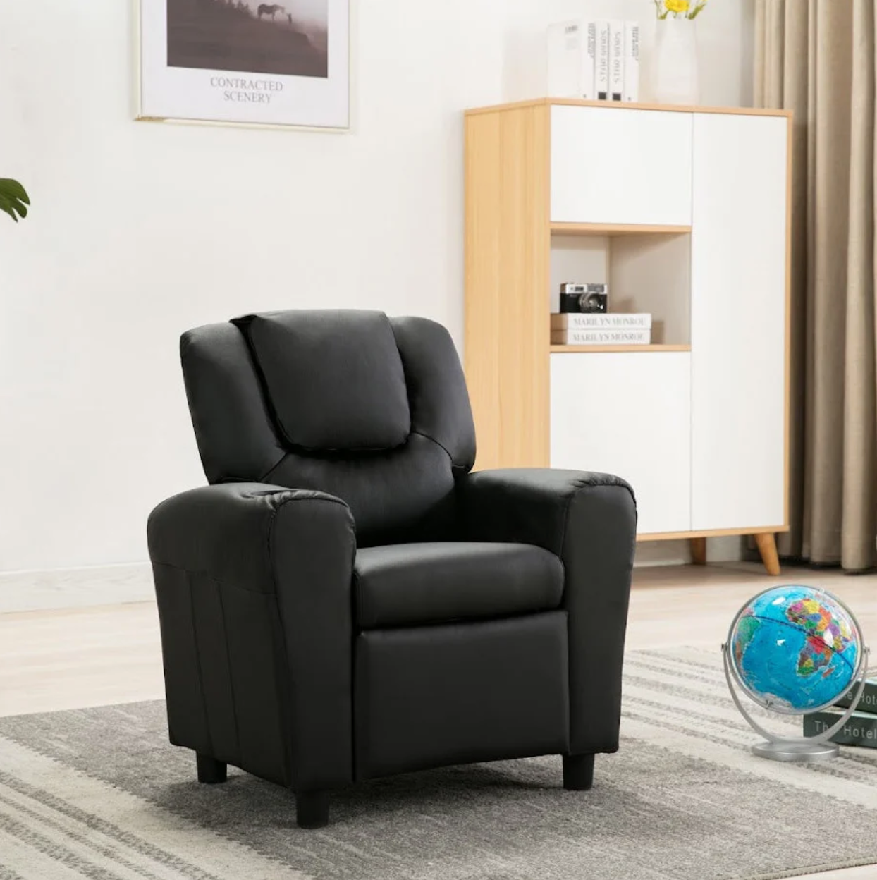 Kids Recliner (BLACK)
