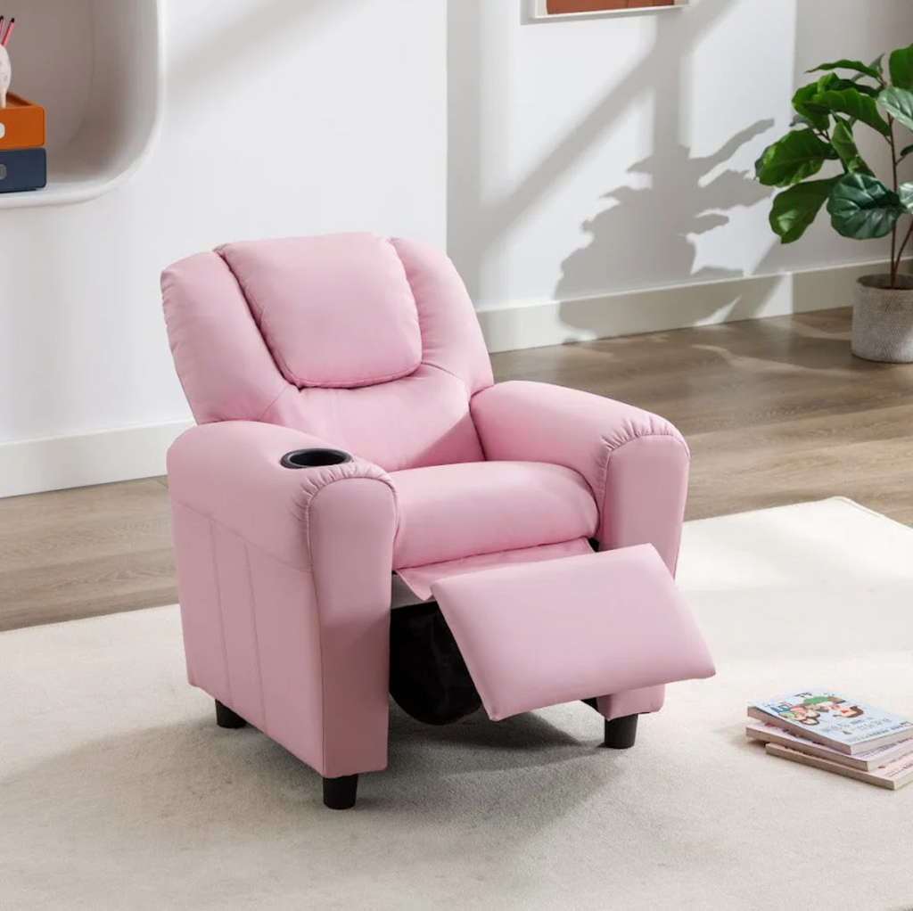 Kids recliner (LIGHT PINK)