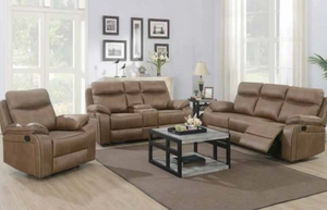 Kingsley Recliner Sofa-Tan