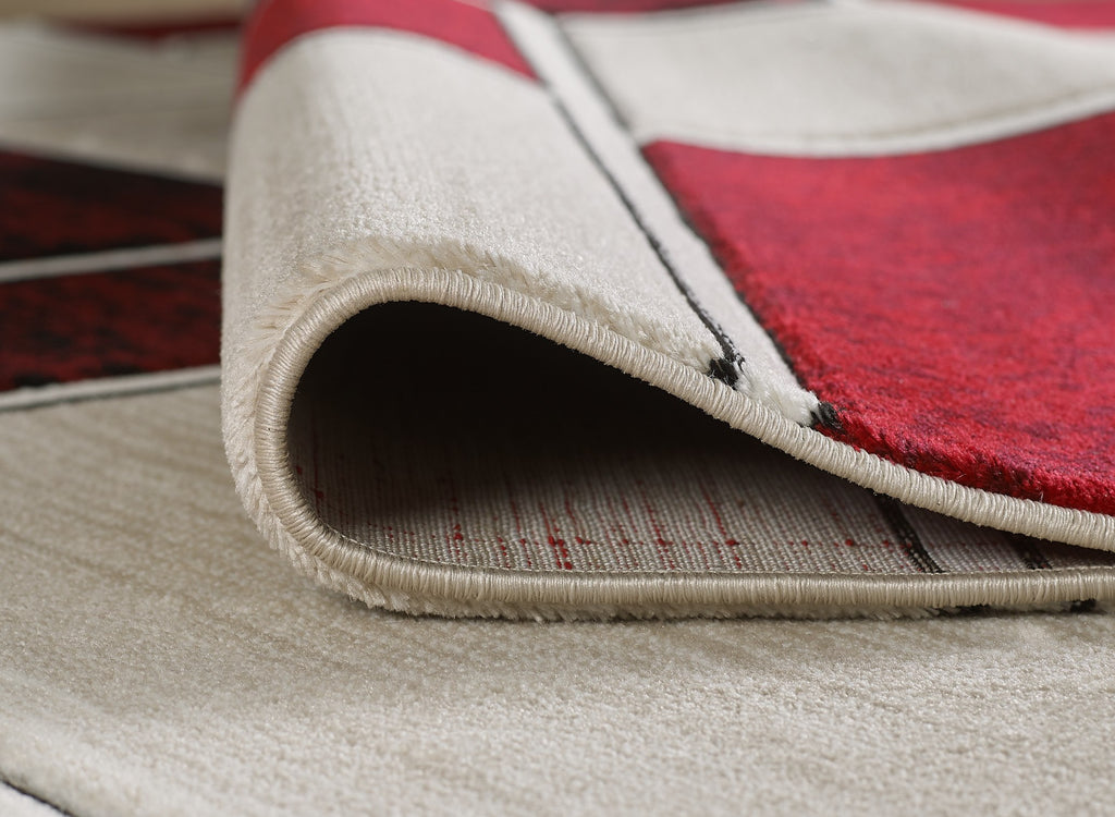 Lagos Rug - Cream Red