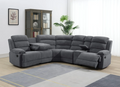Dark Grey Fabric Lancaster Recliner Sofa