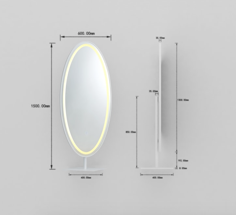 Lumia Oval Mirror