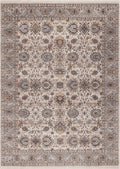 Rug features coiled wool texture, neutral tones, and durable design