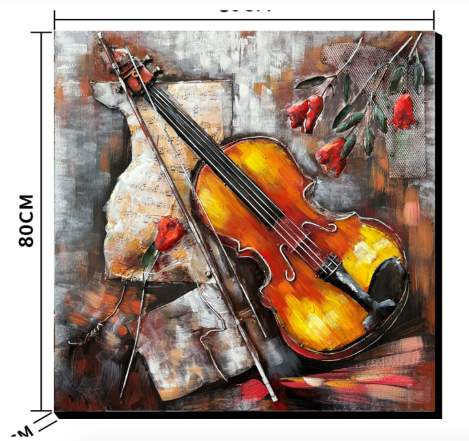 Melody & Roses wall art