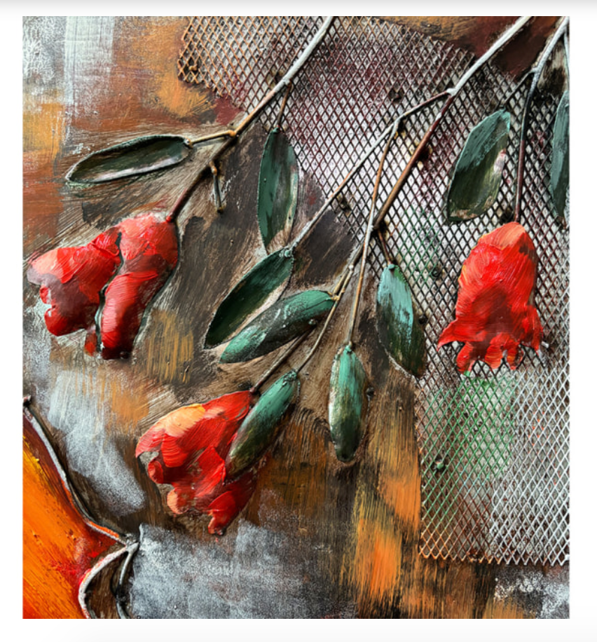 Melody & Roses wall art