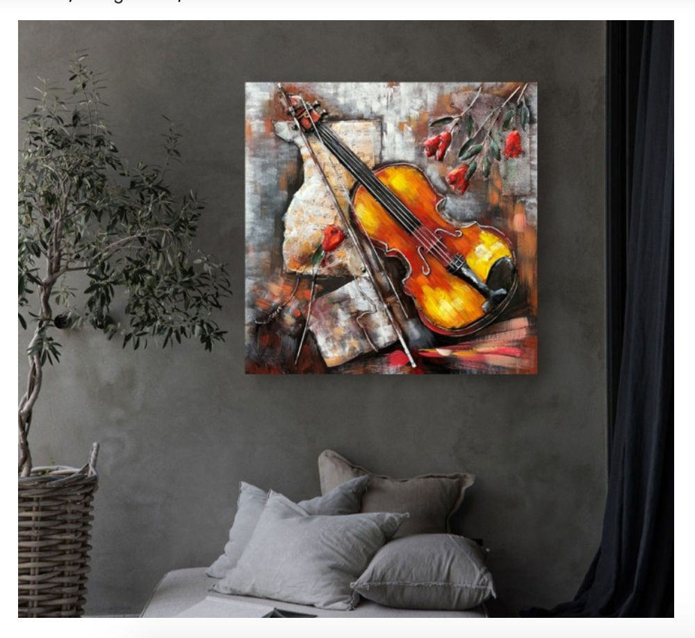 Melody & Roses wall art
