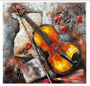 Melody & Roses wall art