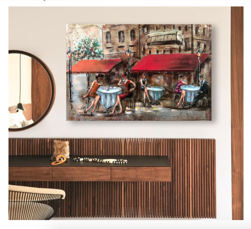 Parisian Café 3D art