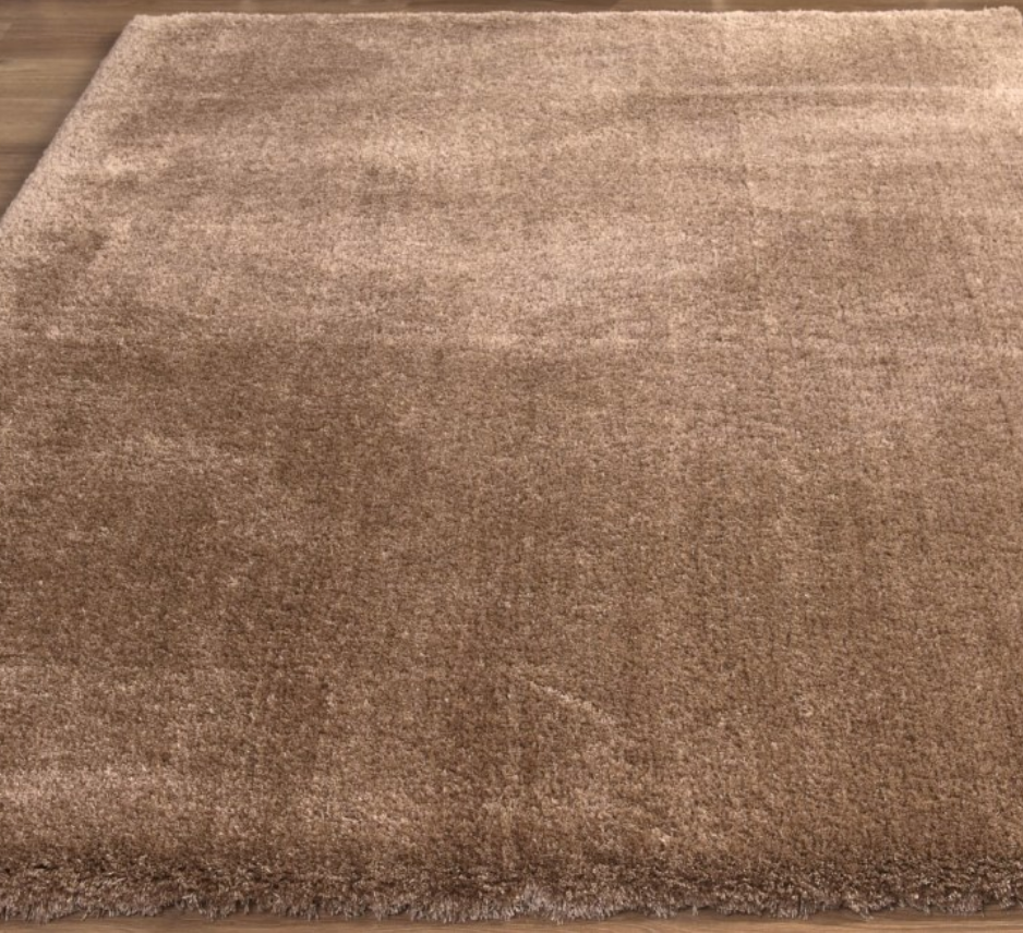 Close-up of a brown textured rug