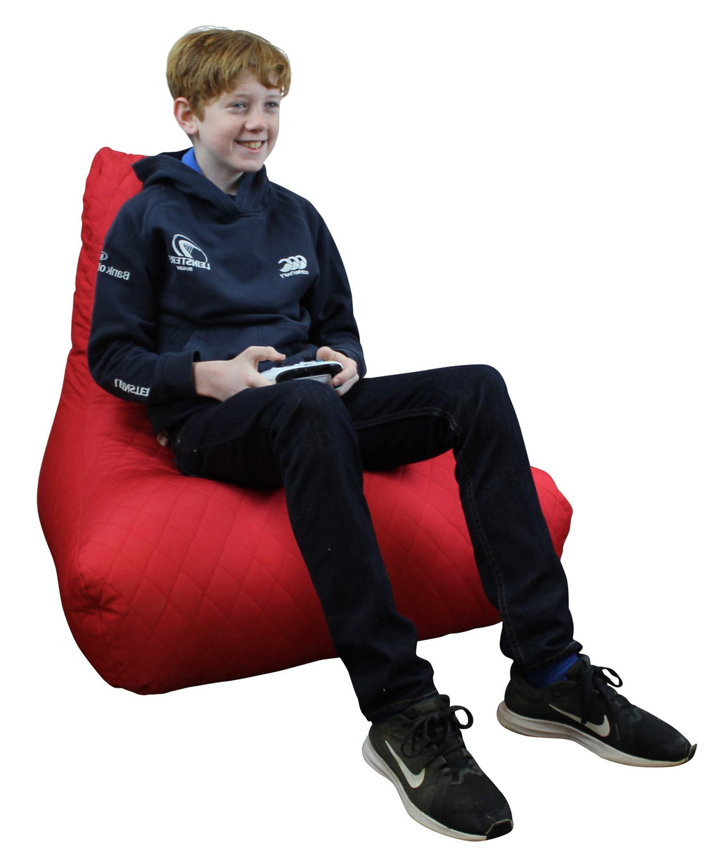 Quilted beanbag Red