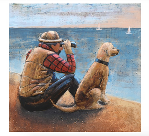 Seaside Companions - beach wall art