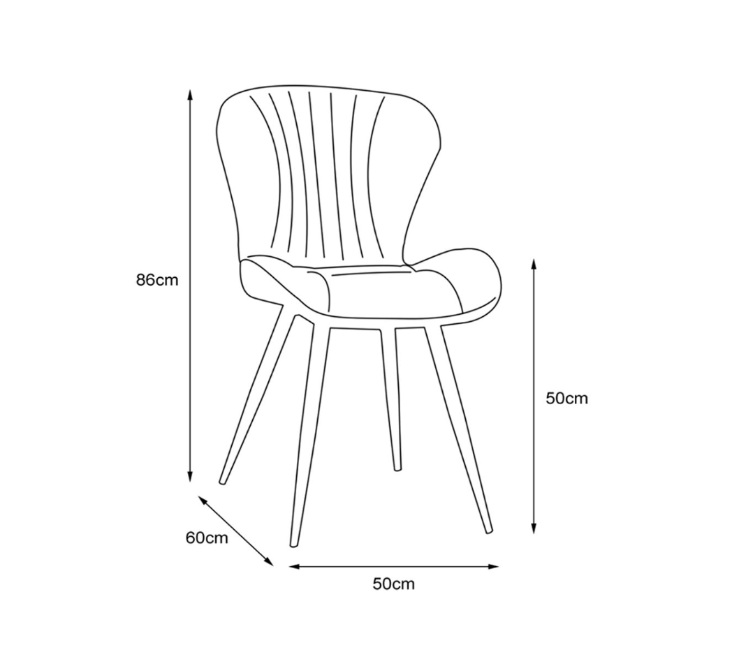 Oakley Dining Chair - Tan