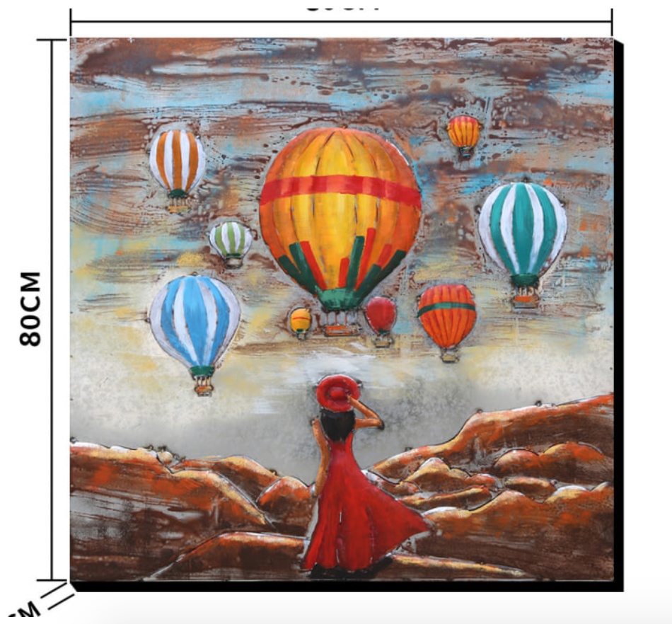 Turkish Sky - Metal Wall art