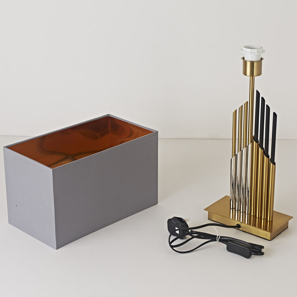 Verona Gold & Black Lamp