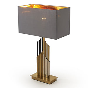 Verona Gold & Black Lamp
