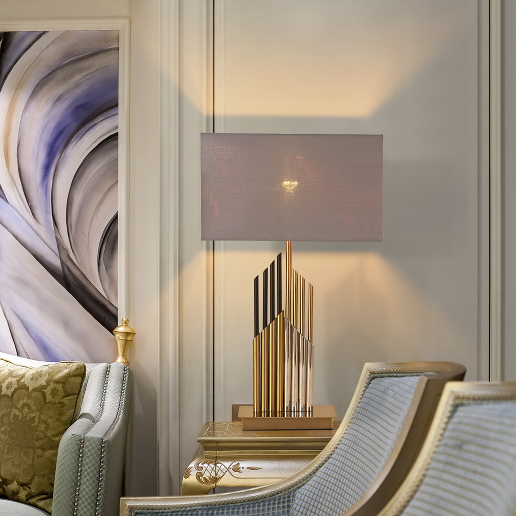 Verona Gold & Black Lamp