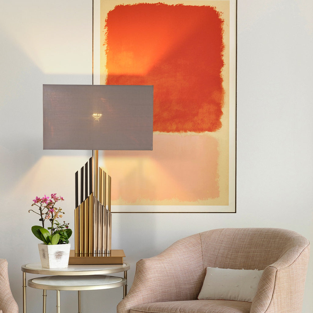 Verona Gold & Black Lamp