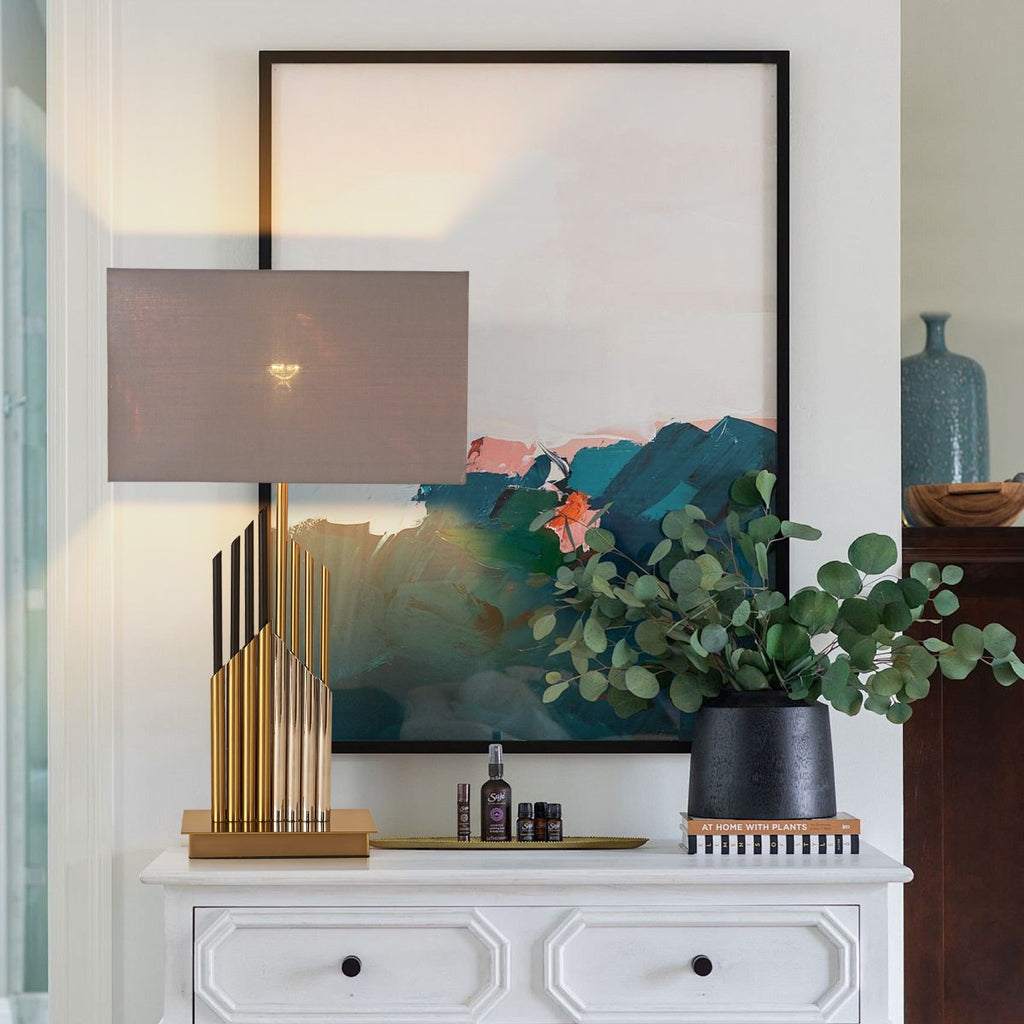 Verona Gold & Black Lamp
