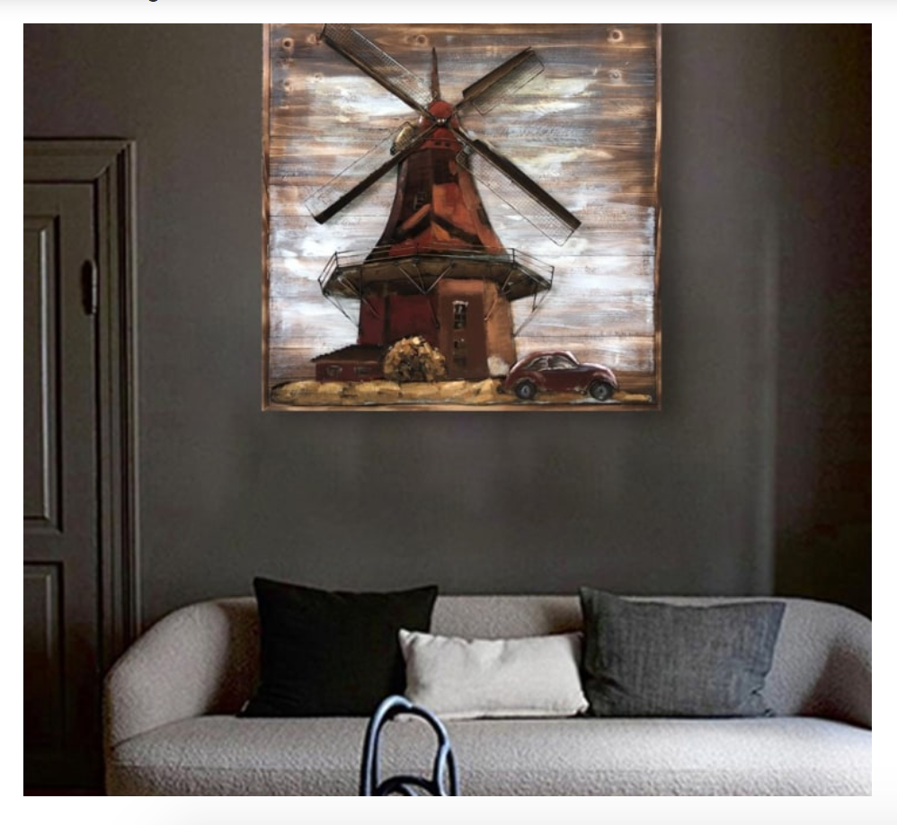 Windmill Breeze Wall Art