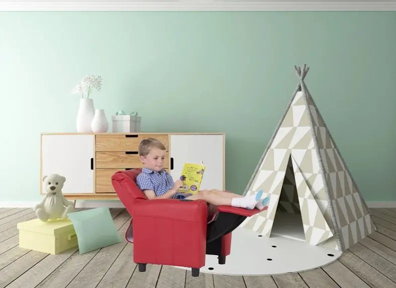 Red Recliner kids chair