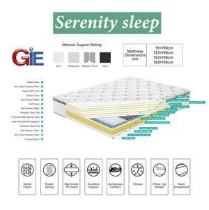 Serenity Plush Velvet Mattress